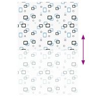 Ролетна щора за баня 150x240 см Ширина на плата 146 см