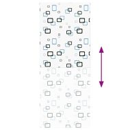 Ролетна щора за баня 110x240 см Ширина на плата 106 см