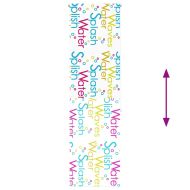 Ролетна щора за баня 60x240 см Ширина на плата 56 см