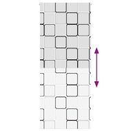 Ролетна щора за баня 90x240 см Ширина на плата 86 см