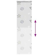 Ролетна щора за душ с касета 60x240 см Ширина на плата 56 см