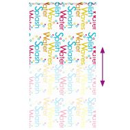 Ролетна щора за душ с касета 120x240 см Ширина на плата 116 см