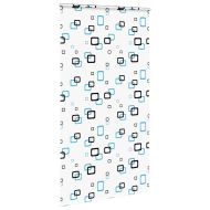 Ролетна щора за душ с касета 130x240 см Ширина на плата 126 см