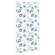 Ролетна щора за душ с касета 130x240 см Ширина на плата 126 см