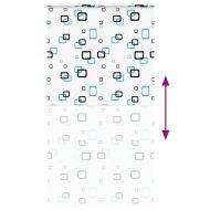 Ролетна щора за душ с касета 130x240 см Ширина на плата 126 см