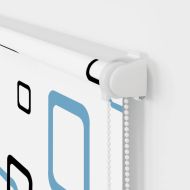 Ролетна щора за душ с касета 60x240 см Ширина на плата 56 см