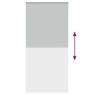 Ролкова щора Blackout Светло сиво 105x230 cm Ширина на плата