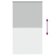 Ролкова щора Blackout Светло сиво 125x230 cm Ширина на плата