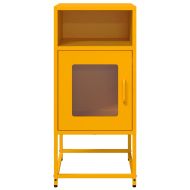Нощно шкафче Горчица Жълто 36x39x78cm Студено валцувана стомана