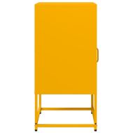 Нощно шкафче Горчица Жълто 36x39x78cm Студено валцувана стомана
