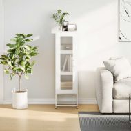 Висока дъска бяла 36x39x123 cm Студено валцувана стомана