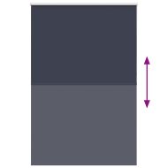 Ролкова щора Blackout морски 155x230 см Ширина на плата 151,6см