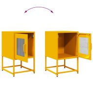 Нощно шкафче Горчица Жълто 36x39x60,5 cm