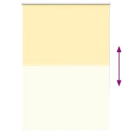 Ролетна щора Blackout жълт 105x150 см Ширина на плата 100,7см