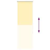 Ролетна щора Blackout жълт 60x150 см ширина на тъканта 55,7см