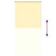 Ролетна щора Blackout жълт 70x150 см ширина на тъканта 65,7см