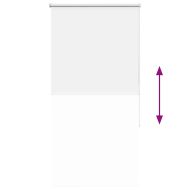 Ролкова щора Blackout бял 65x150 см Ширина на плата 60,7 см