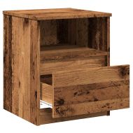 Нощни шкафчета 2 бр старо дърво 40x40x50 см инженерно дърво