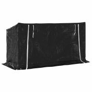 vidaxL Стойка за дърва за огрев с дъждобран, 200,5x80,5x110,5 см