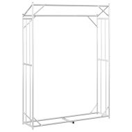 vidaxL Стойка за дърва за огрев с дъждобран, 150x40x200 см