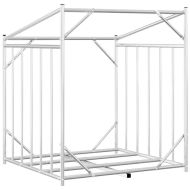 vidaxL Стойка за дърва за огрев с дъждобран, 100,5x80,5x110,5 см