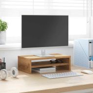 Стойка за монитор, дъб артизан, 42x24x13 см, инженерно дърво