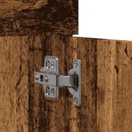 Шкаф за мивка в банята Старо дърво 80x38,5x46 cm