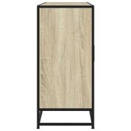 Сайдборд, дъб сонома, 134x35x76 см, инженерно дърво