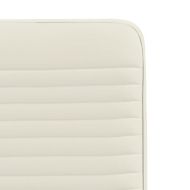 Трапезни столове, 4 бр, кремави, кадифе