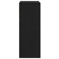 Библиотека, черна, 66x31x80 см, инженерно дърво