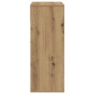 Библиотека, дъб артизан, 66x31x80 см, инженерно дърво