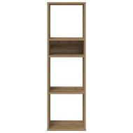 Библиотека, дъб артизан, 34x31x112 см, инженерно дърво