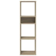 Библиотека, дъб сонома, 34x31x112 см, инженерно дърво