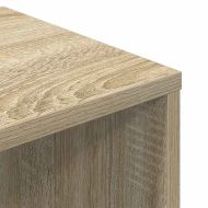 Библиотека, дъб сонома, 34x31x112 см, инженерно дърво