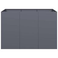 Кашпа, антрацит, 120x80x80 см, стомана