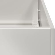 Кашпа, 40x80x80 см, неръждаема стомана