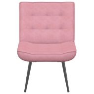 Релаксиращ стол Pink 64x74x84 cm кадифе