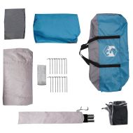 Семейна палатка, тунелна, 6-местна, синя, водоустойчива