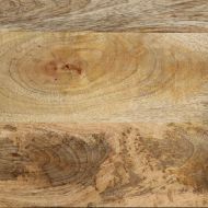 Шкаф за баня, 38x33,5x160 см, масивно мангово дърво