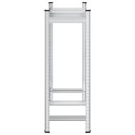 Двуслоен рафт за гуми Silver 110x40x109 cm Стомана