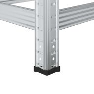 Двуслоен рафт за гуми Silver 110x40x109 cm Стомана