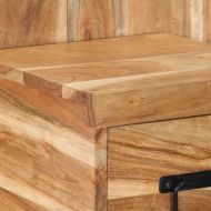 Нощно шкафче, 60x32x80 см, акация масив