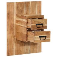 Нощно шкафче, 60x32x80 см, акация масив