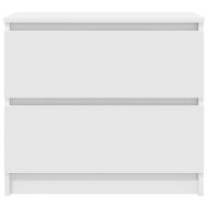 ТВ шкаф бял 60x35x54 cm Инженерна дървесина