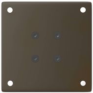 Крака за масичка за кафе, 4 бр., естествена стомана, 30-32 см, стомана