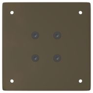 Крака за масичка за кафе, 4 бр., естествена стомана, 30 см, стомана