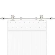 Механизъм за плъзгаща врата 183 см неръждаема стомана сребрист