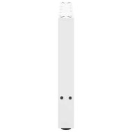 Крака за масичка за кафе, бели, 2 бр., 70 x (42-43) см, стомана