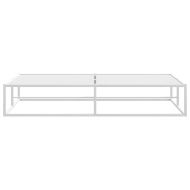 Рамка за легло без матрак Бяла 180x200 cm Метал