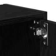 Библиотека, Черен дъб, 40x24x52 см, инженерно дърво